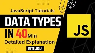 Data Types in JavaScript | JavaScript Tutorials 