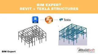 Revit to Tekla Structures using BIM Expert - 3D Steel