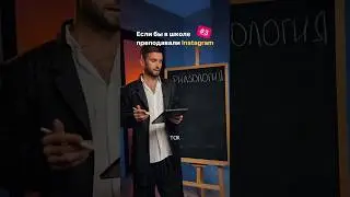 Если бы инстаграм преподавали в школе#3 #shorts #акимов #instagram #творчество #охваты