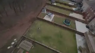 Geprc Mark4hd5 fpv backyard in the winter ONTARIO CANADA .