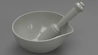 How to Pestle and Mortar Kitchen Prop modeling in 3ds max