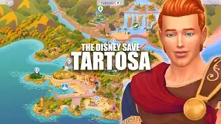 I made a Disney Version of The Sims 4! | Tartosa Tour | The Disney Save