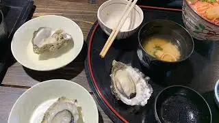 かきと天ぷら丼