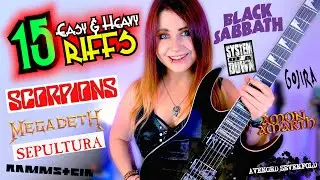 15 EASY & HEAVY Beginner Riffs
