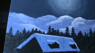 Видео 44 Часть 14. Как рисовать снег. рождество