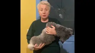 Теона Контридзе со своей собакой