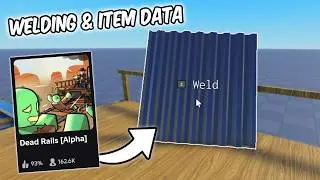 Get an Item System like DEAD RAILS! (Welding, Item Data, UI)