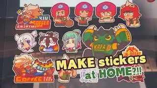 How to make stickers at home?