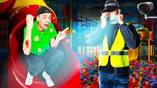 24 STUNDEN HEIMLICH im KINDERSPIELELAND verbringen! 😲 (erwischt)
