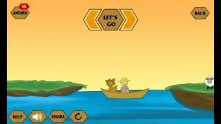 River Crossing IQ Logic 17 Solution (Easy)