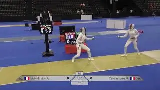 Euro Champs 2024 SWE - L8 - Auriane Mallo-Breton FRA v Marie-Florence Candassamy FRA