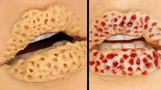 TRYPOPHOBIA LIPS TUTORIAL : FX Series / HalloweenXTRA 1