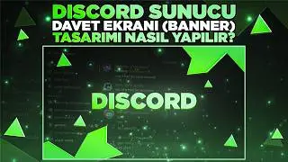 Discord Server Davet Ekranı (Banner) Tasarımı Nasıl Yapılır? - Photoshop