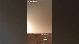 China's Zhurong Rover Records Panoramic view of Sunset On Utopia Planitia, Mars #shorts #mars