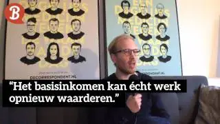 Rutger Bregman: “Ik zie het basisinkomen als onderdeel van een nieuw wereldbeeld”