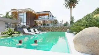 VILLA DUPLEX  HAUT STANDING / DUPLEX HOUSE DESIGN  / ARCHITECTURE ANIMATION LUMION