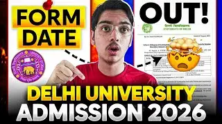 DU Admission 2026 Form Date OUT📃✅? | CUET 2026 Latest Update 🔥