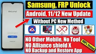 All Samsung Google Account, FRP Bypass Without PC, New Trick
