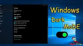 How to Enable DARK mode in Windows 10  2021 | Customize Windows | Windows Dark Theme