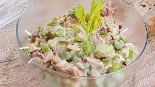 Celery and tuna salad