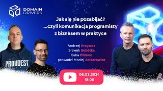 Jak się NIE POZABIJAĆ? Czyli o współpracy programisty z biznesem [KRZYWDA, SOBÓTKA & PILIMON LIVE]