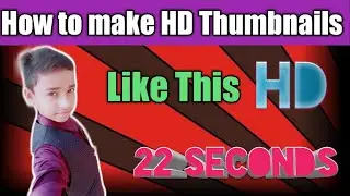 YouTube video Thumbnail || Thumbnail || How to male thumbnail
