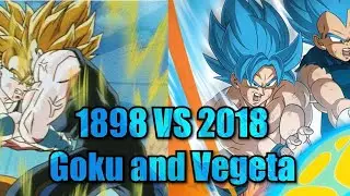 1989 vs 2018 Goku and Vegeta (Amv Edit)