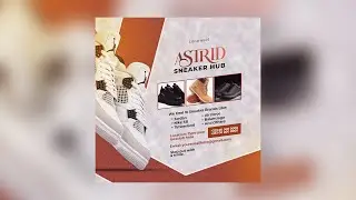 How to Design a Sneaker Flyer in Photoshop - Step-by-Step Tutorials