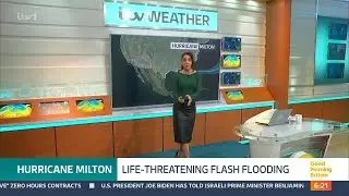 Milton "200 times more likely because of Climate Change" | ITV | 10 October 2024 | Just Stop Oil