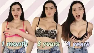 Trying On Bras From *ALL* The Years Of My TRANSITION.. (TRAGIC) | MTF HRT