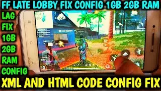 HTML CODE CONFIG | FREE FIRE LAG FIX XML CONFIG | Fix lag free fire terbaru | Ff Lag Fix 1Gb 2Gb