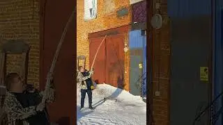 Борьба с сосулями!