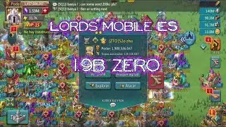 Lords Mobile ES |SQ1,SSq,tFD,Gbt,S&M| Destruyendo a un jugador de 1.9b