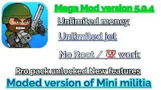 Mini Militia Moded version 5.0.4 // Hack mini militia latest version 5.0.4