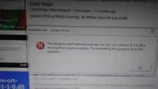 How to solve api-ms-win-crt-runtime-[1-1-0.dll problem in computer