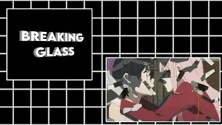 Breaking glass transition on alight motion