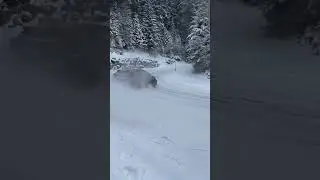 Toyota GR Yaris Snow Drift w/ Milltek Exhaust #gryaris