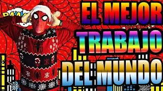 TRABAJANDO CON UNA MASCARA DE SPIDERMAN