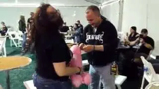 Rock On The Range 2015. Inside the Press Tent.