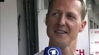 Michael Schumacher :  Interview Hockenheim 2012