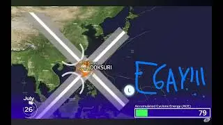 2023 Pacific Typhoon Season Animation (PAGASA Names)