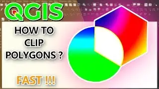 HOW TO CLIP POLYGONS FAST! - QGIS