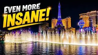[4K] Las Vegas Nights: The Most Beautiful Fountain Show! ⛲️✨