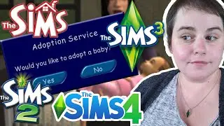 ADOPTION COMPARED! Sims 1 vs. Sims 2 vs. Sims 3 vs. Sims 4