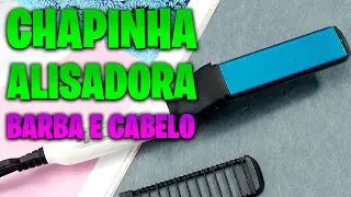 Chapinha Alisadora para Homens Barba e Cabelo