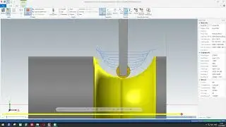 Динамическое черновое точение в MastrCAM 2022