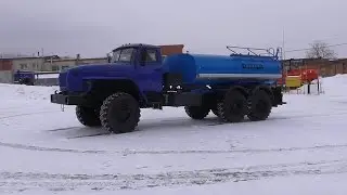 Автоцистерна для питьевой воды АЦПТ-8 на шасси УРАЛ 4320-1950-60