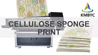 KMBYC Cellulose Sponge Print by KMBYC Single Pass Conveyor  Printer