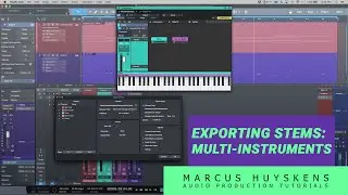 Exporting Stems When Working with Multi-Instruments in PreSonus Studio One