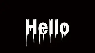 Dripping Effect over Text in After Effects | After Effects Tutorial
